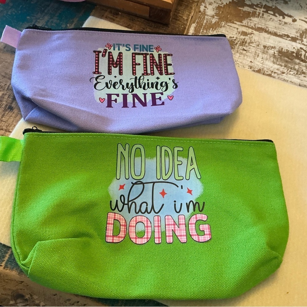 Hot off the press! Set of 2 make-up bags, NWOT